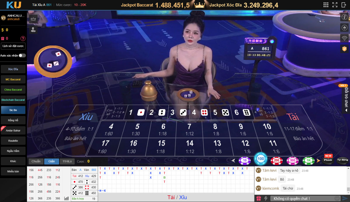 tài xỉu livestream kubet